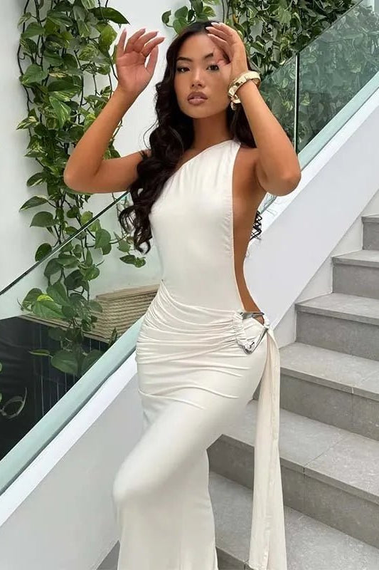 ZEYA - Nala One-Shoulder Bodycon Maxi Dress