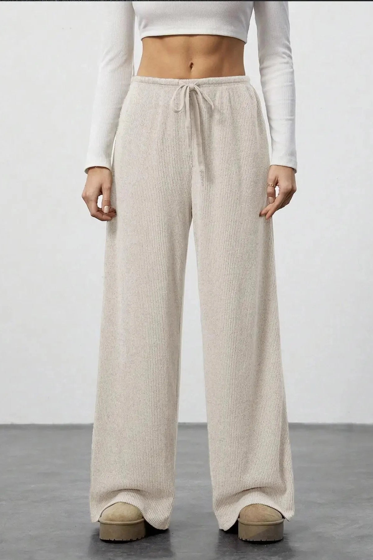 ZEYA - Samantha Wide Leg Knit Pants