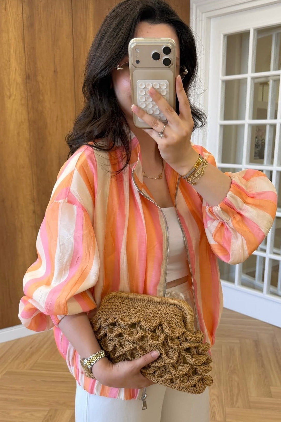 ZEYA - Sarah Candy Bomber Jacket