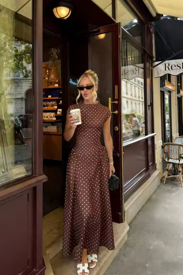 ZEYA - Sienna Flare Maxi Dress with Cap Sleeves