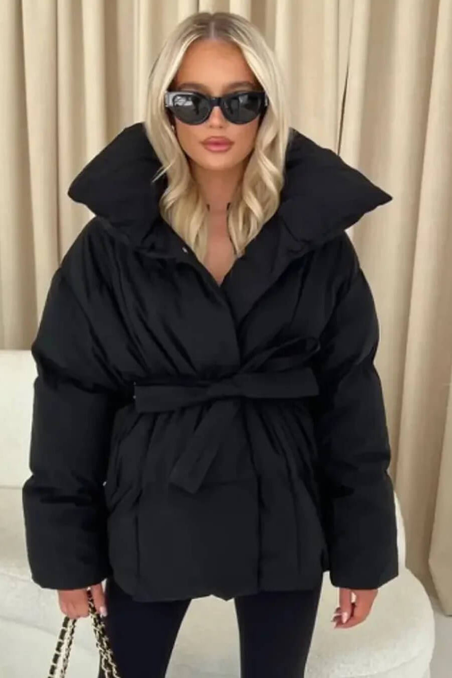 ZEYA - Sofie Stand - Up Collar Puffer Jacket