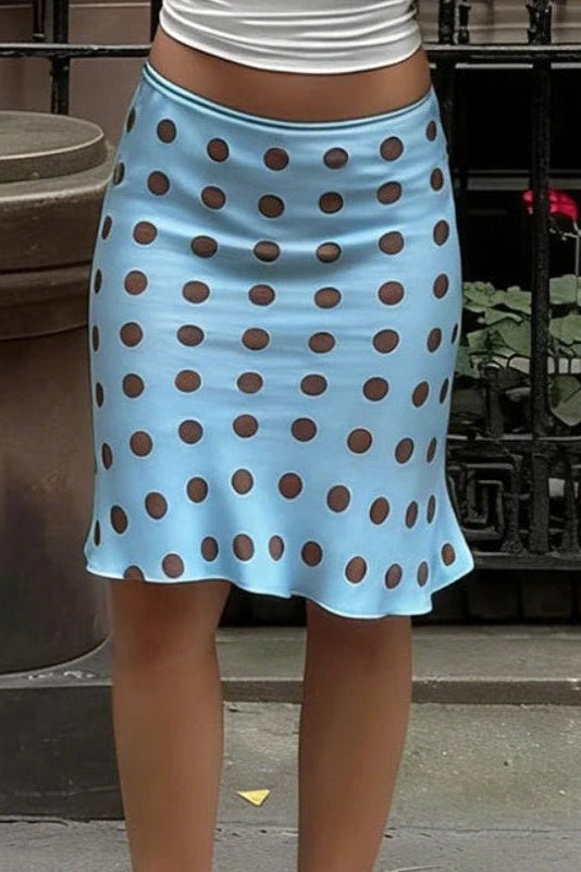 ZEYA - Sole Polka Dot Midi Skirt