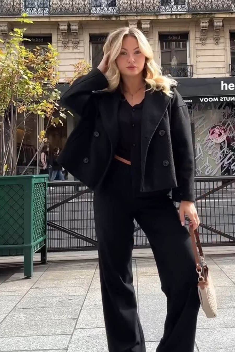 ZEYA - Suzy Short Double - Breasted Coat