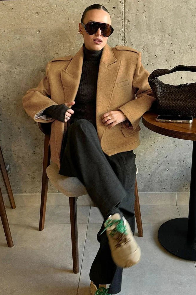 ZEYA - Tatiana Blazer with Shoulder Pads