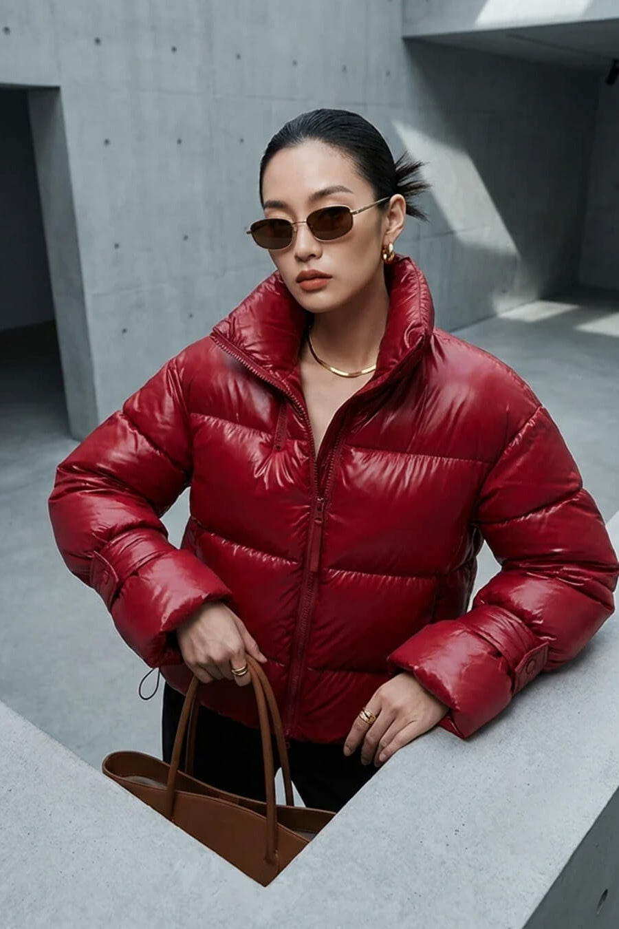 ZEYA - Tyla Shiny Puffer Jacket