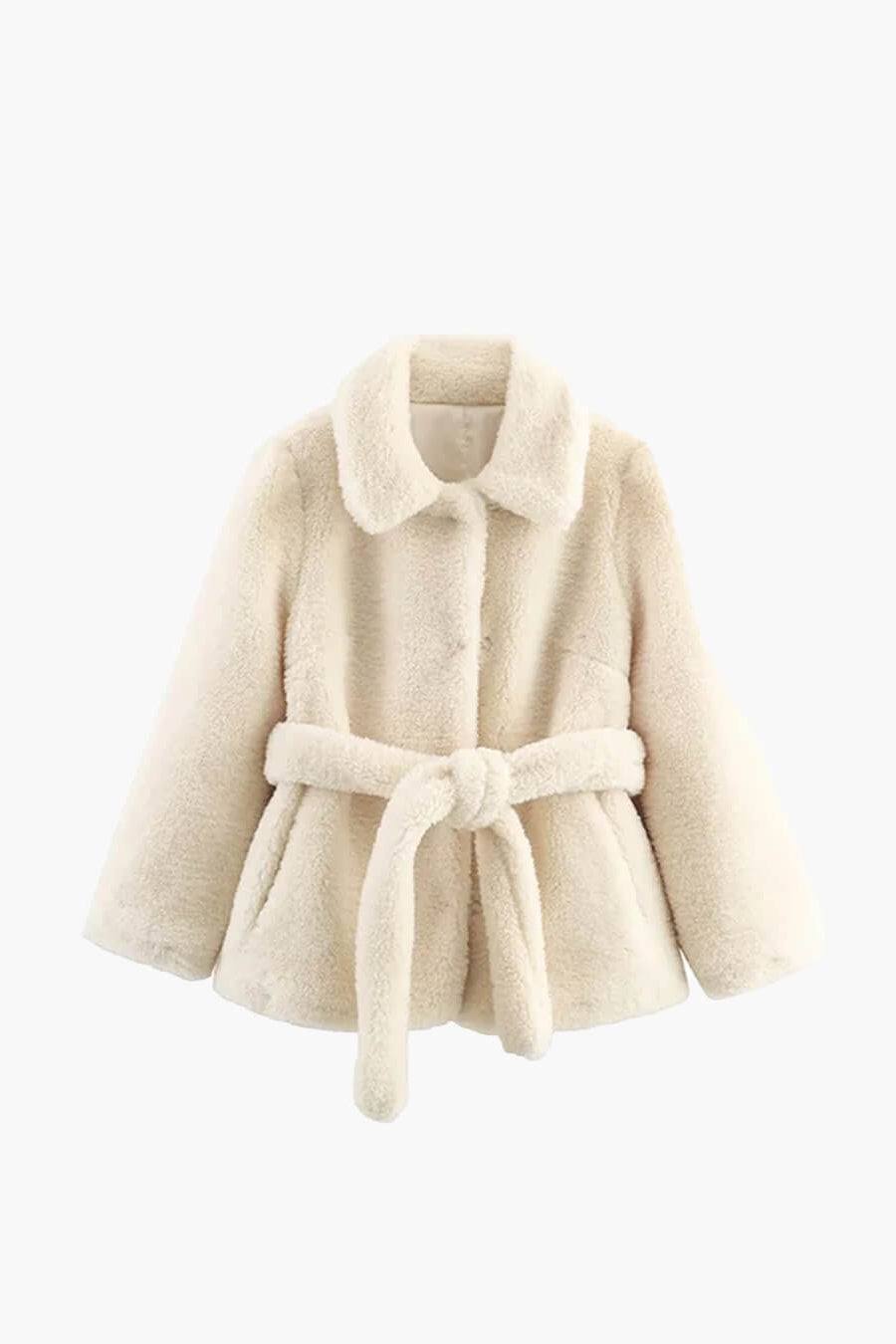 ZEYA - Veronica Belted Faux Fur Coat