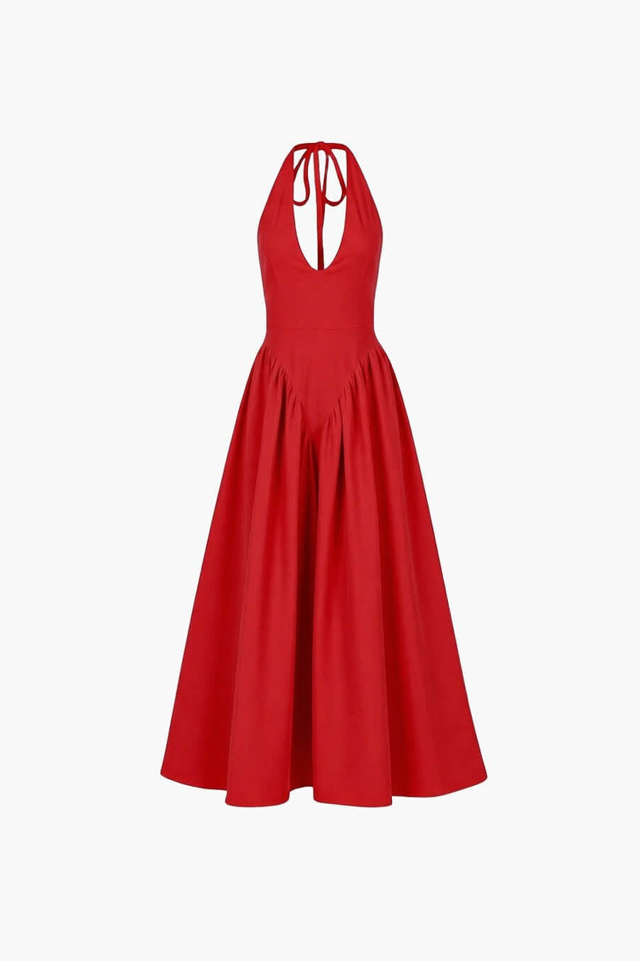 ZEYA - Ximena Deep Neck Maxi Dress