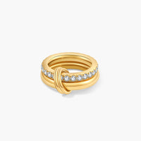Aeliana Stacked Sparkling Band Ring