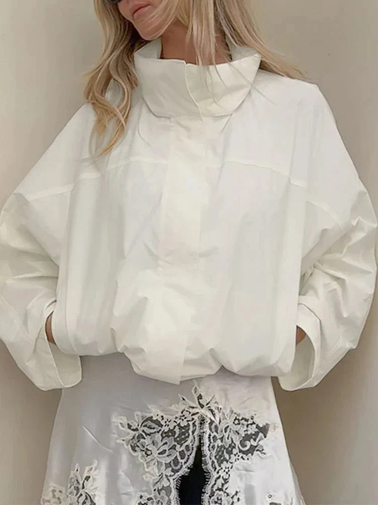 Joanna Hooded Windbreaker Jacket
