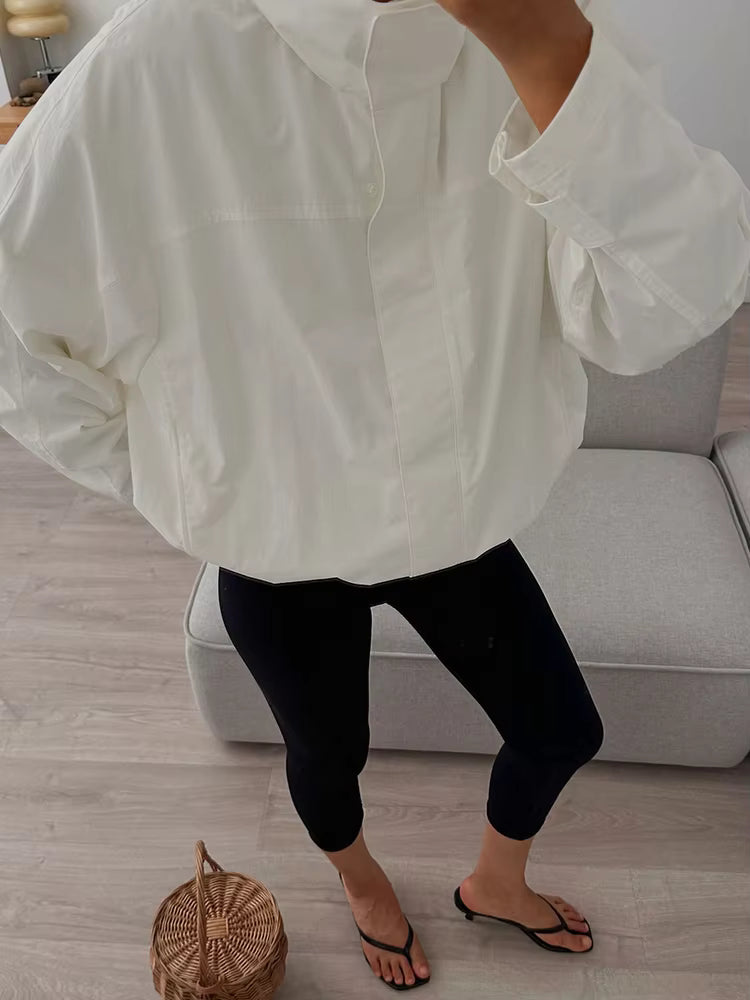 Joanna Hooded Windbreaker Jacket