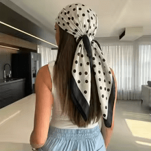Maria Polka Dot Silk Scarf
