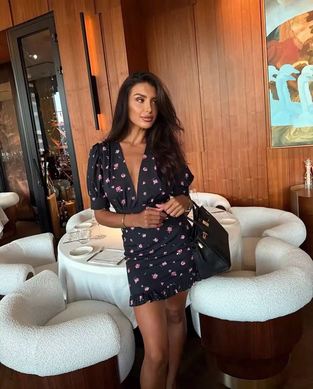 Natasha Floral Mini Dress