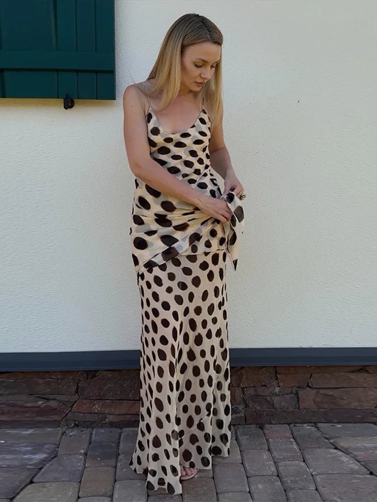 Natasha Printed Slip Dress