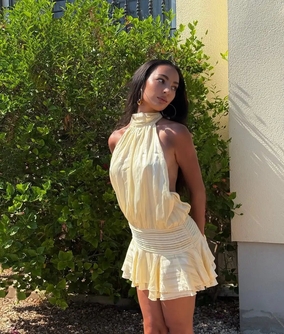 Tracey Backless Mini Dress