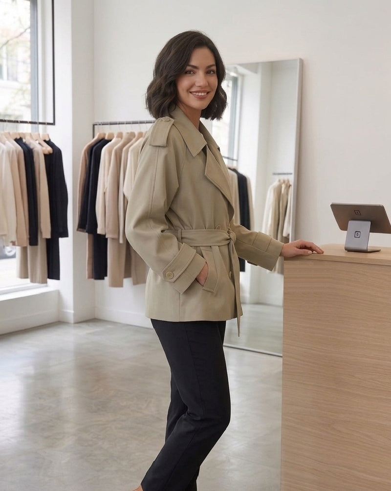 Fabienne Oversized Belted Trench Coat