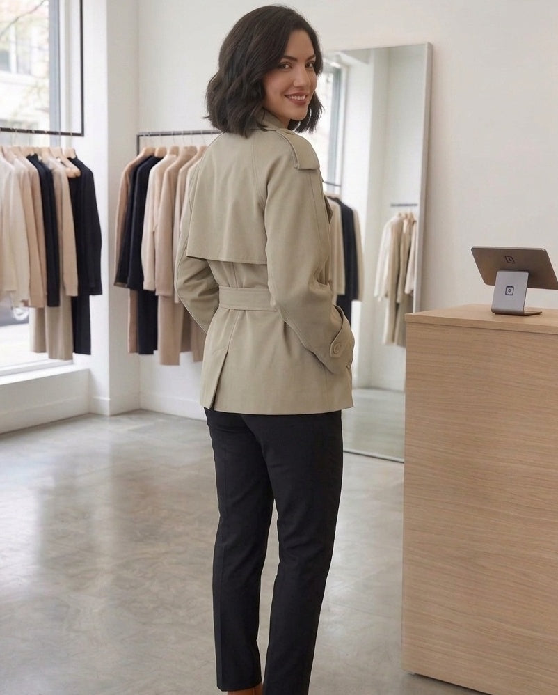 Fabienne Oversized Belted Trench Coat