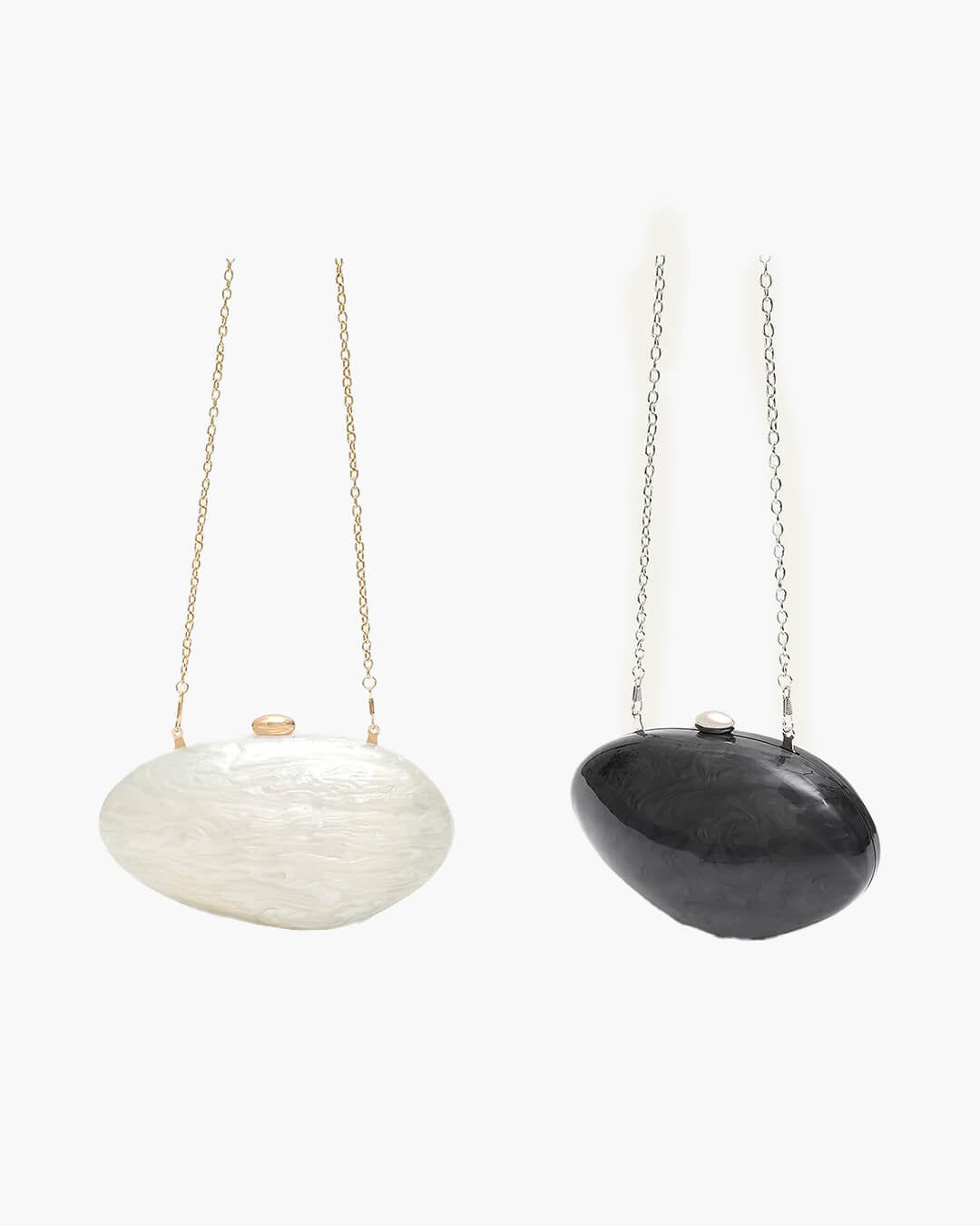Sophia Shell-Shaped Acrylic Clutch