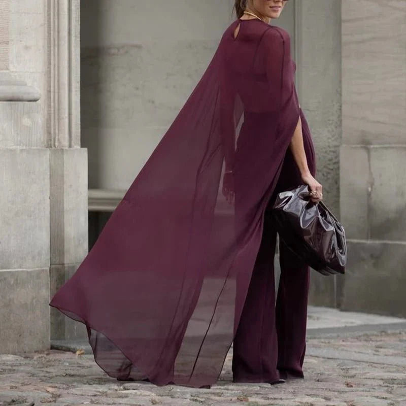 Margot Polka Dot Cover-Up Cape