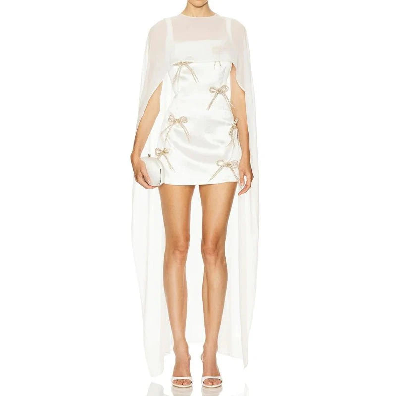 Margot Polka Dot Cover-Up Cape