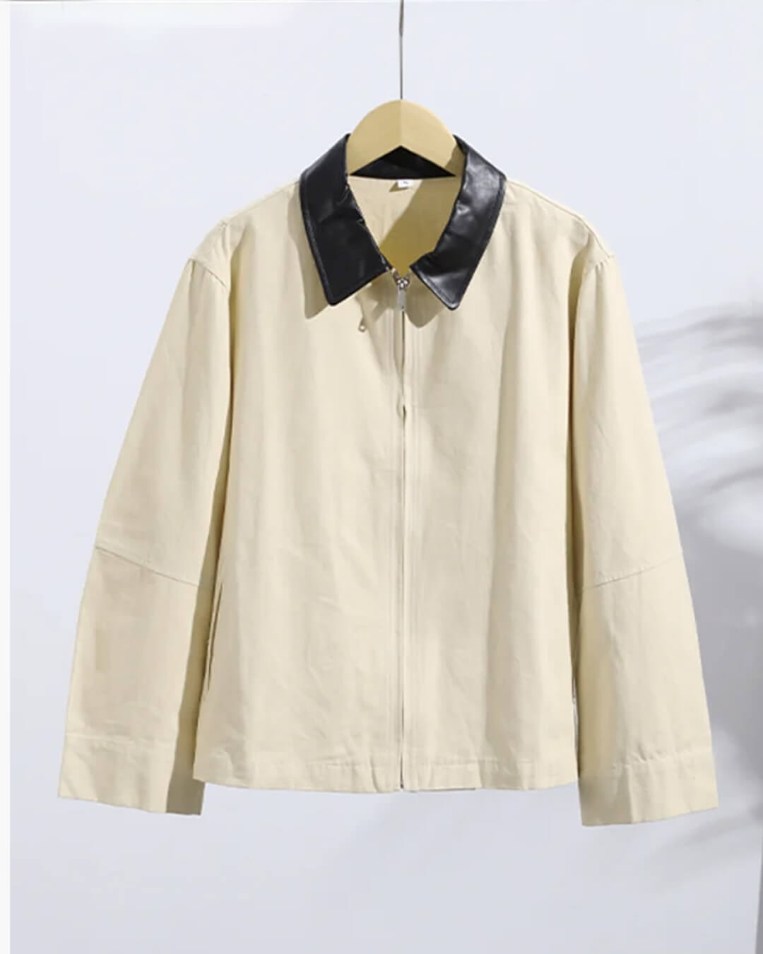 Jessica Contrast Collar Zip Jacket