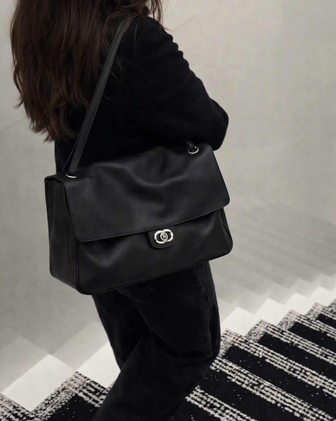 Emma Buckle Flap Shoulder Bag