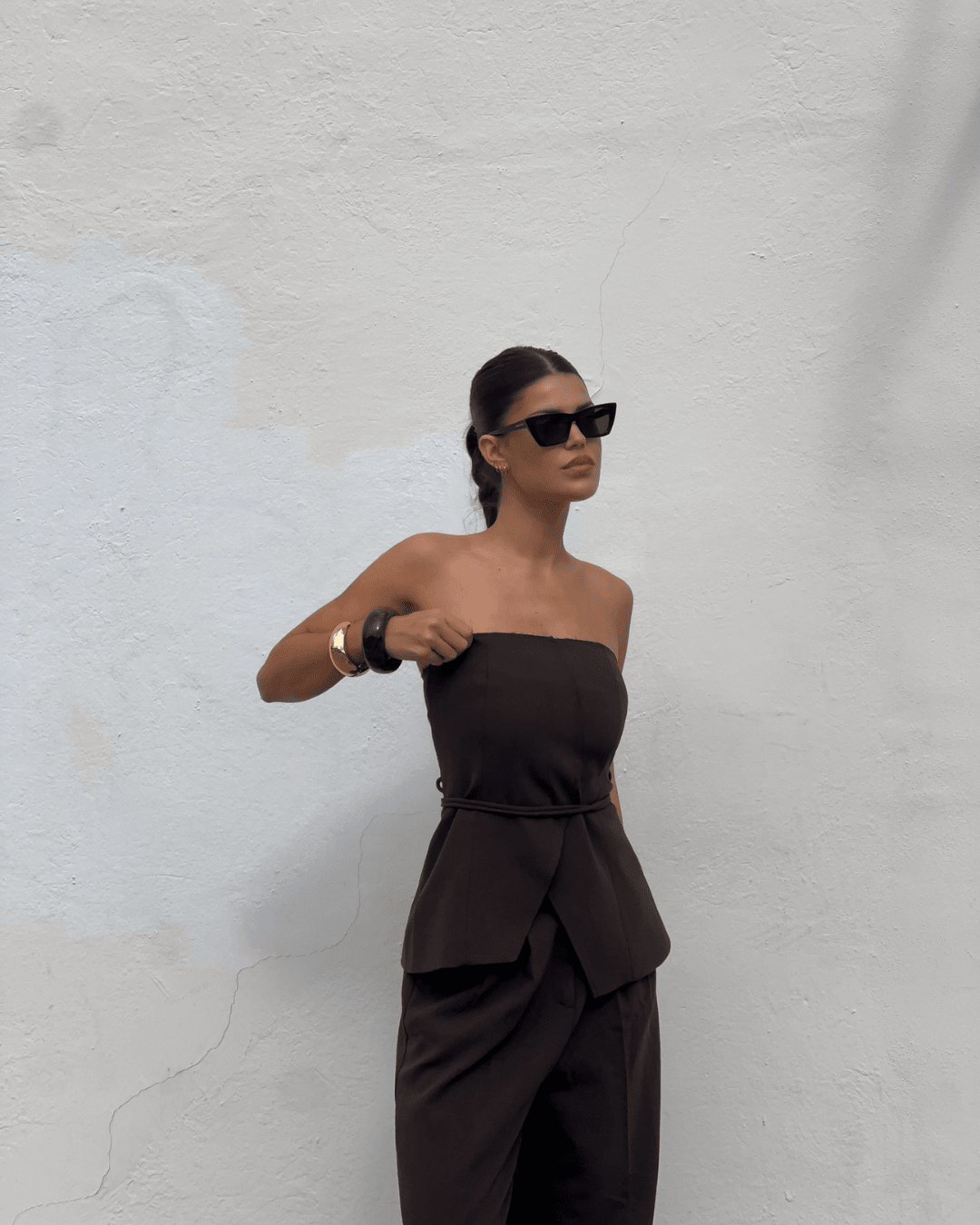 Blair Strapless & Wide Leg Two-Piece Set