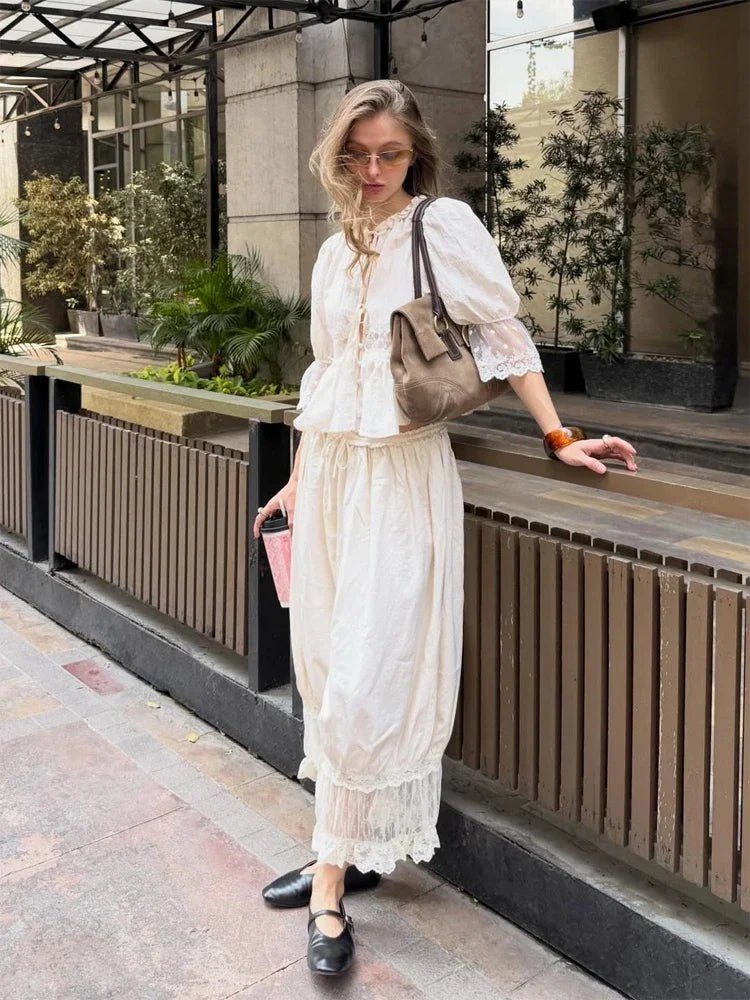 Natasha Lace Lantern Suit
