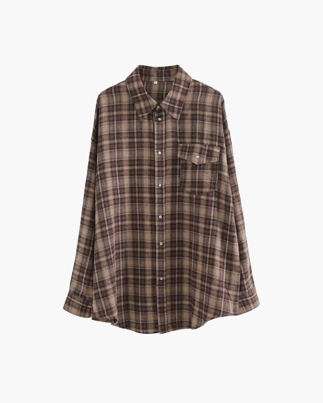 Kate Oversized Plaid Shirt