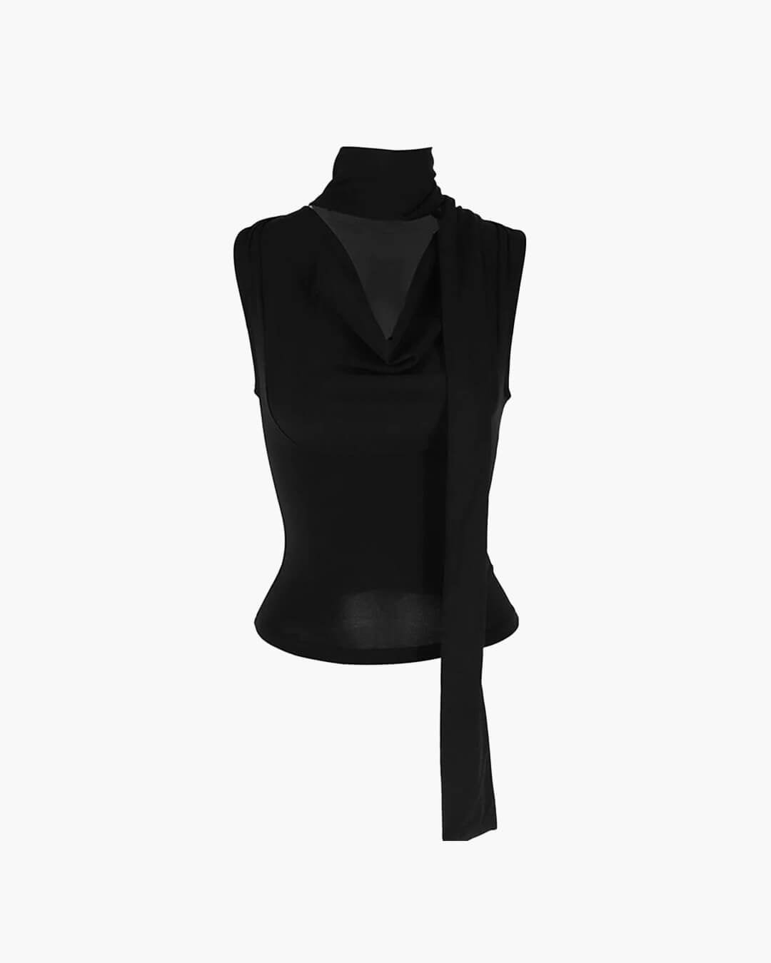 Natasha Tie-Up Sleeveless Top