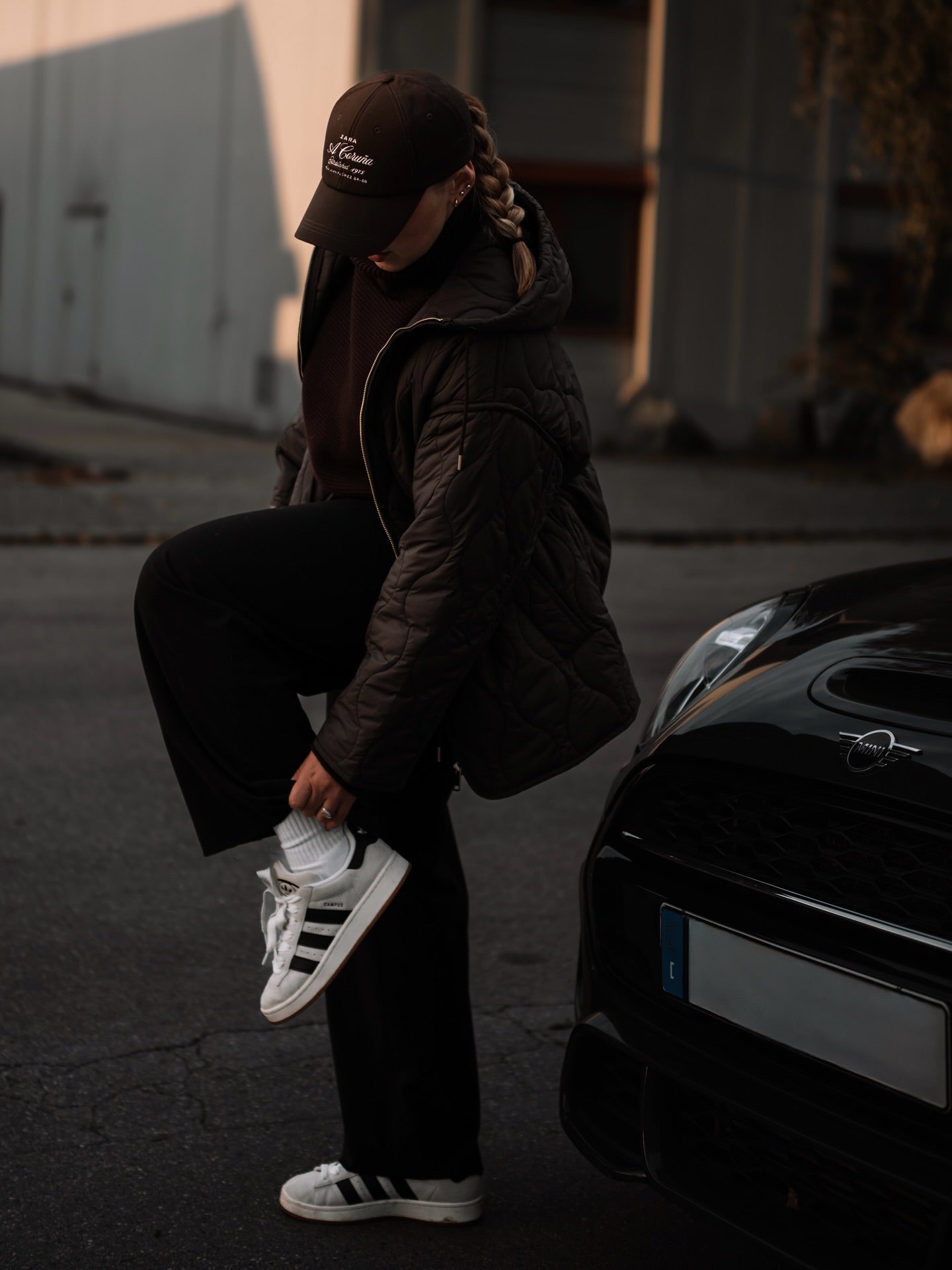 ZEYA - Abbie Hooded Quilted Jacket with Drawstring