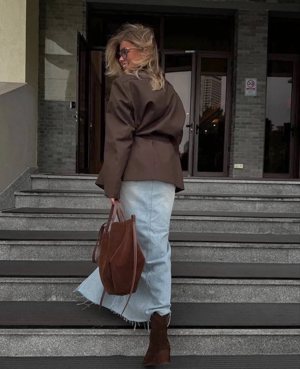 ZEYA - Adora Lace Up Blazer