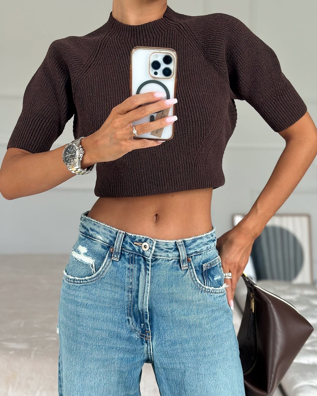 ZEYA - Alannah Seamless Knit Crop Top