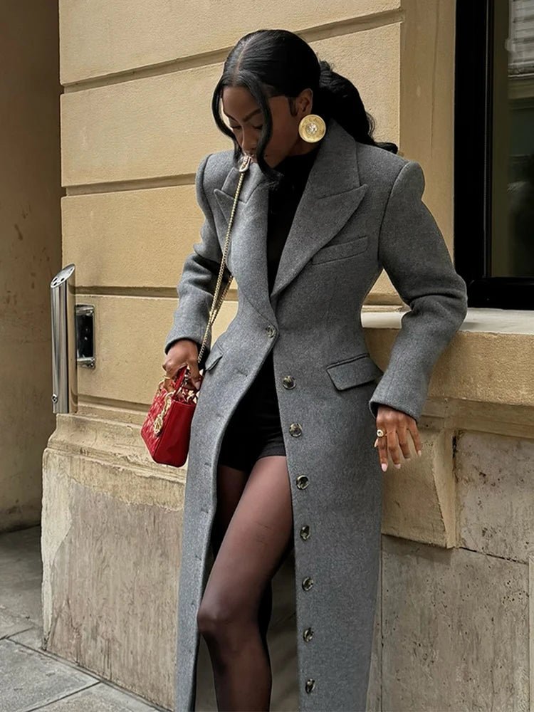 ZEYA - Alexis Cinched Waist Long Coat