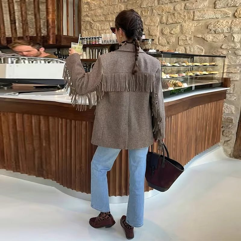 ZEYA - Alicia Tailored Tassel Blazer