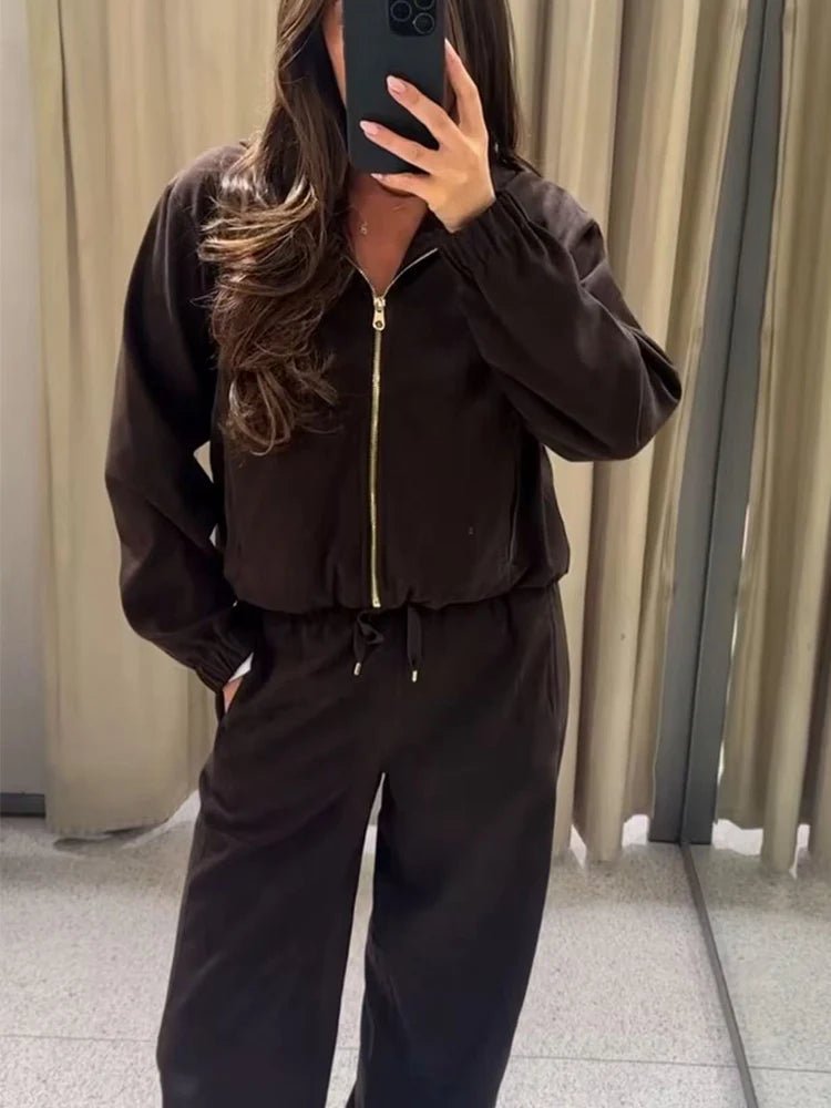 ZEYA - Amara Hooded Tracksuit Set