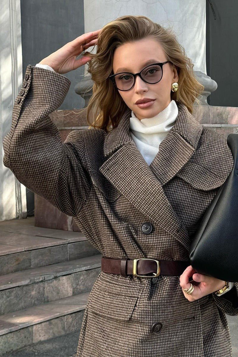 ZEYA - Amy Structured Tweed Coat
