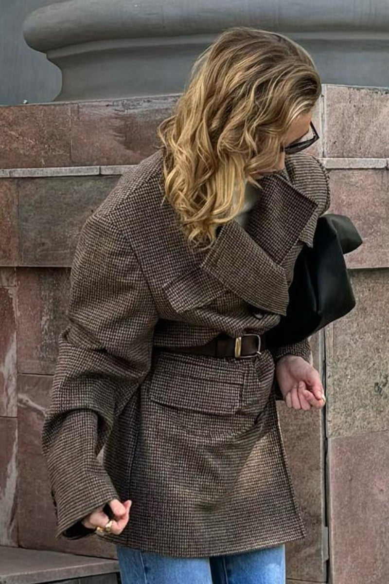 ZEYA - Amy Structured Tweed Coat