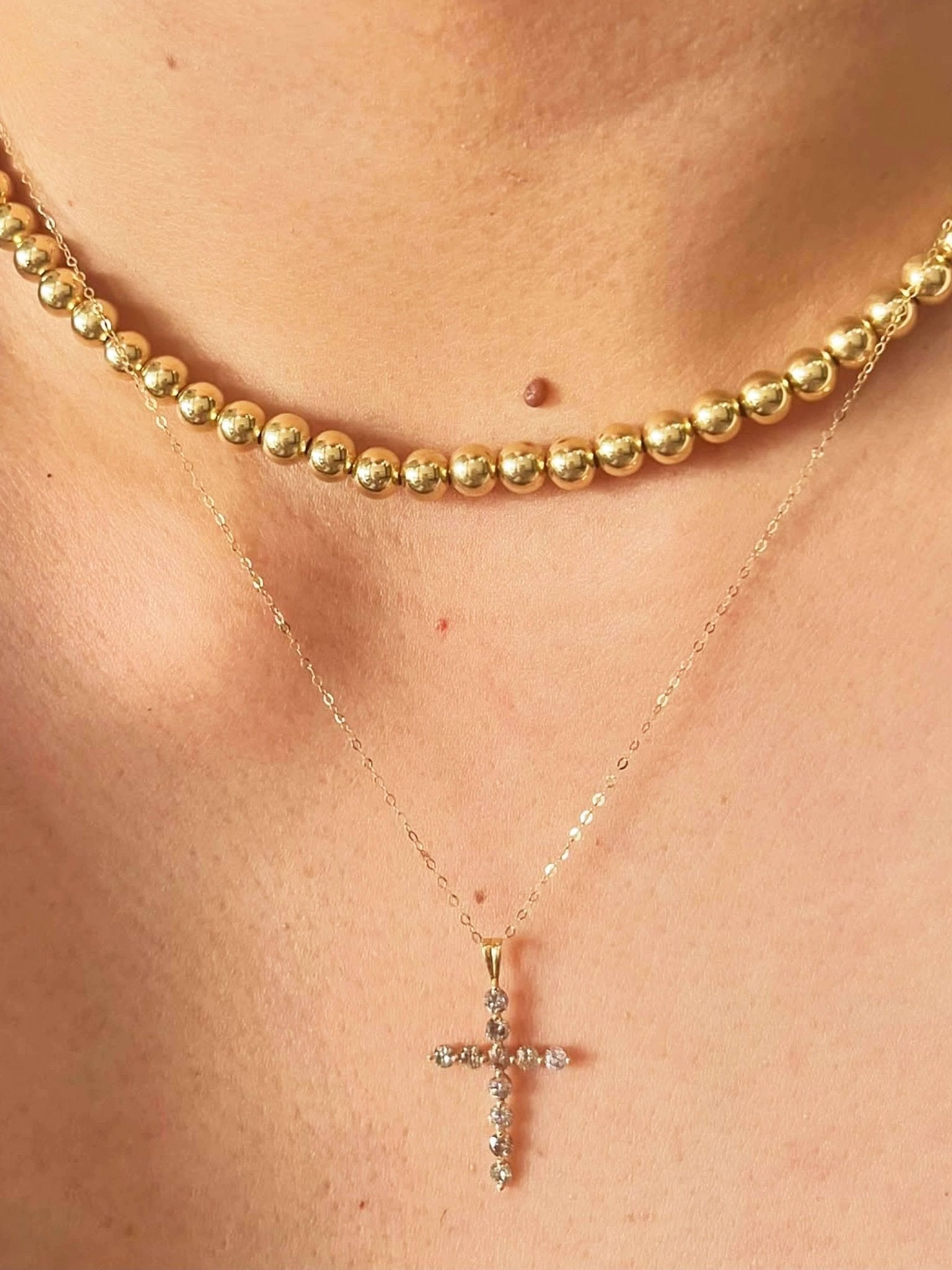 ZEYA - Ariadne Cross Necklace
