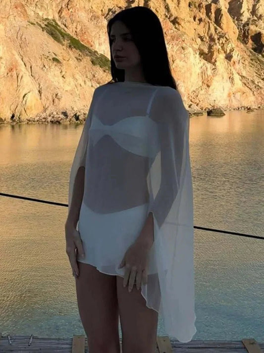 ZEYA - Bianca Loose Blouse Cover - up