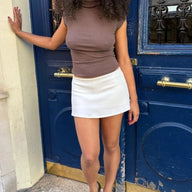Lara Low-Waist Bodycon Mini Skort