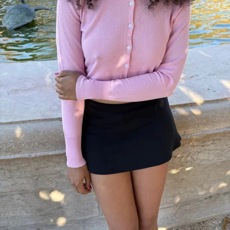 ZEYA - Bianca Low-Waist Bodycon Mini Skort