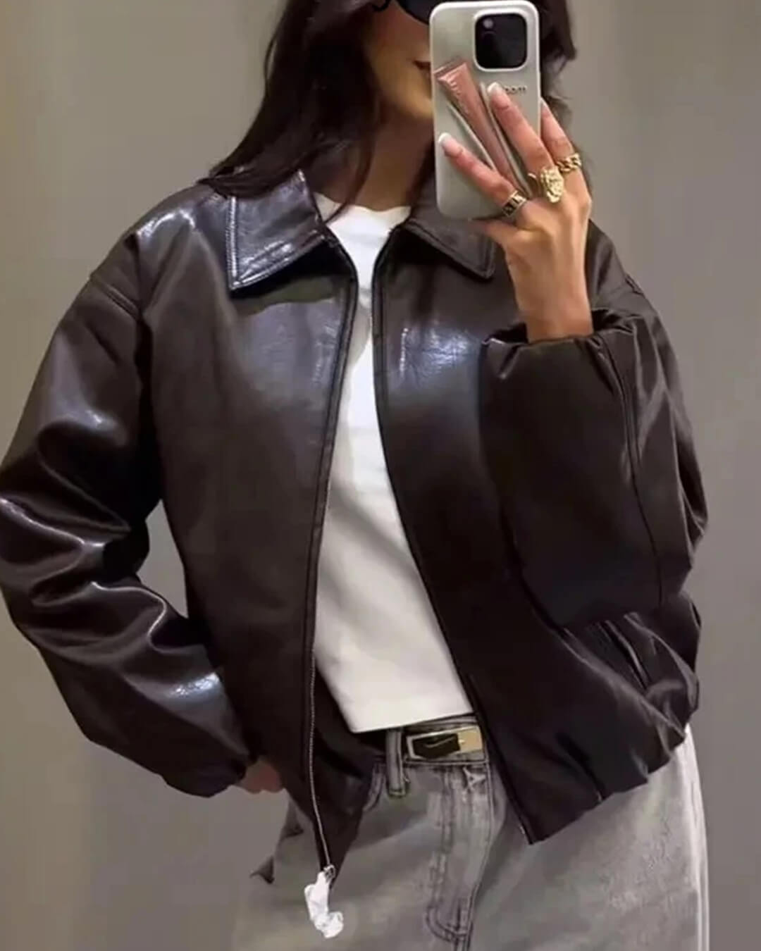 ZEYA - Carmen Faux Leather Jacket