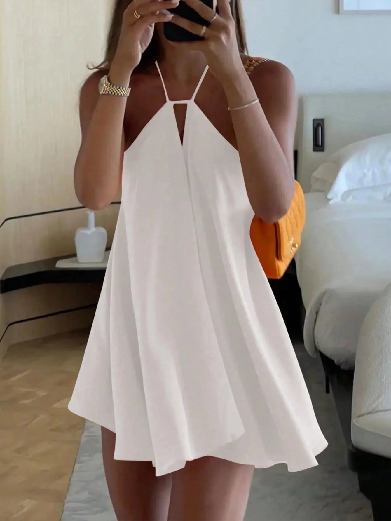 ZEYA - Catalina Off - Shoulder Hollow Out Summer Dress
