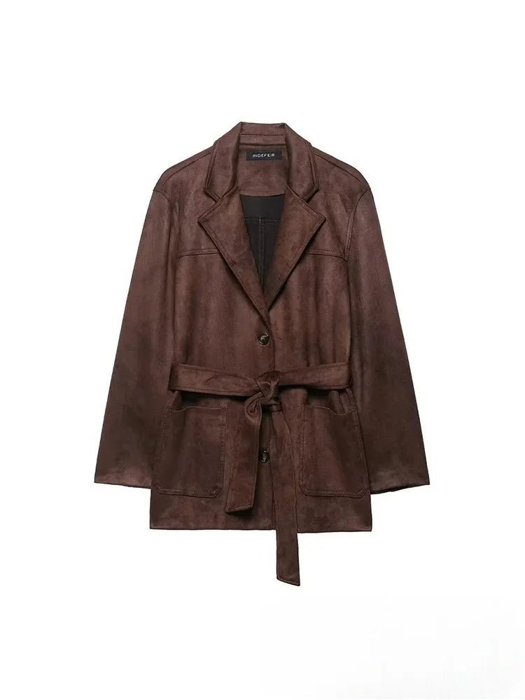 ZEYA - Daisy Suede Blazer