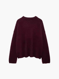 Dalia Burgundy Pullover