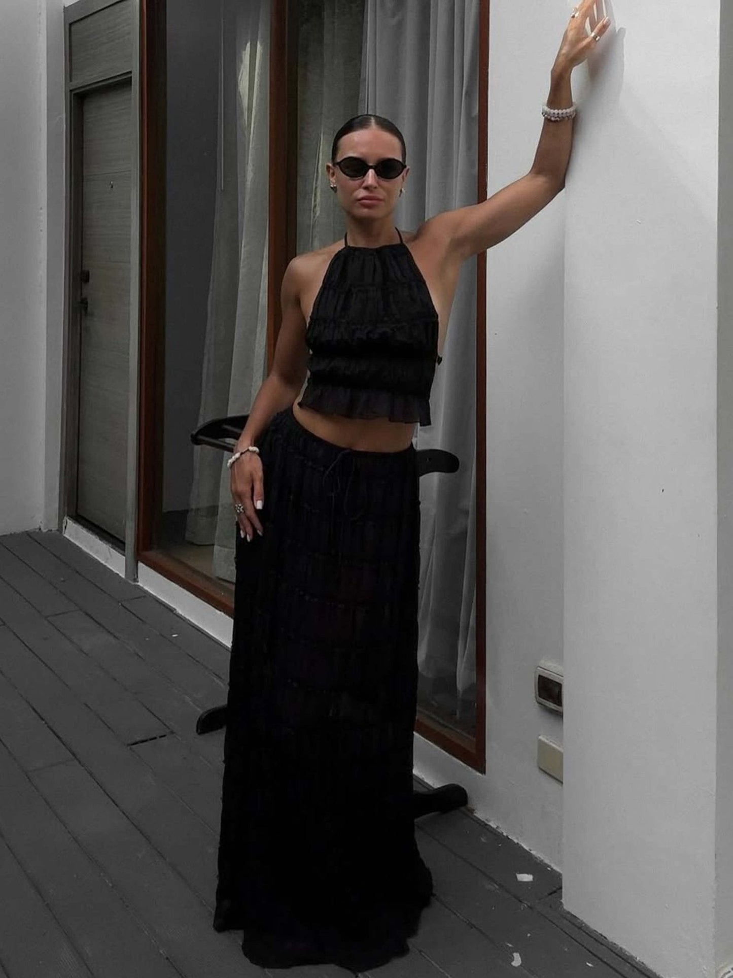 ZEYA - Danica Two - Piece Set with Frill Details