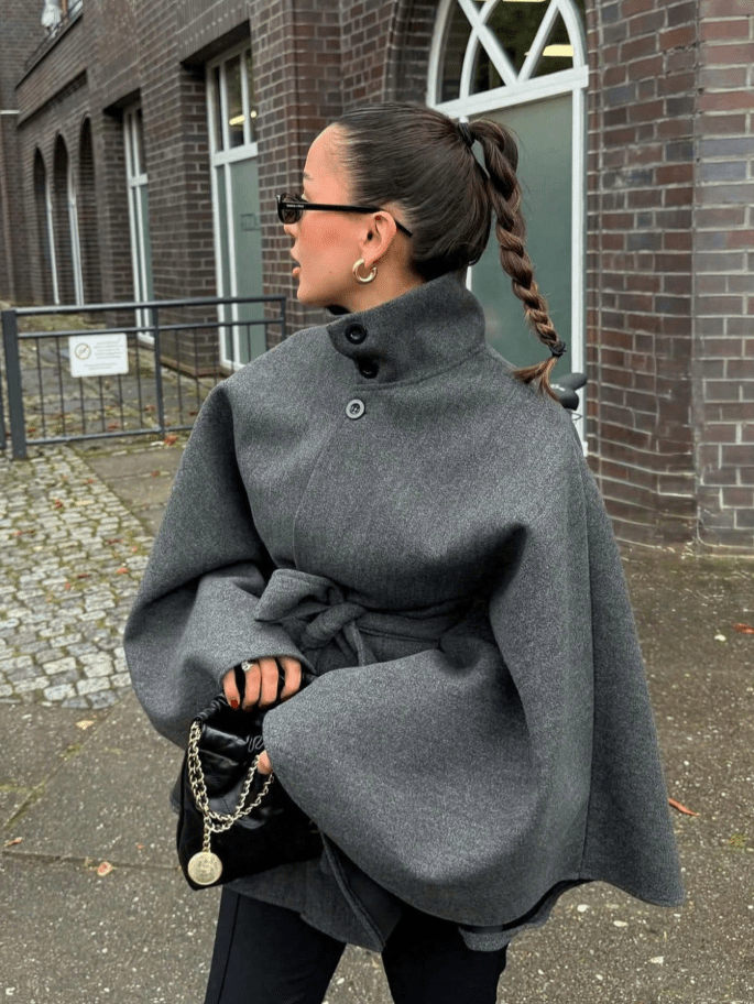 ZEYA - Daniela Belted Cape Jacket