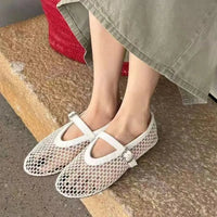Melanie Breathable Mesh Mary Jane Sandals