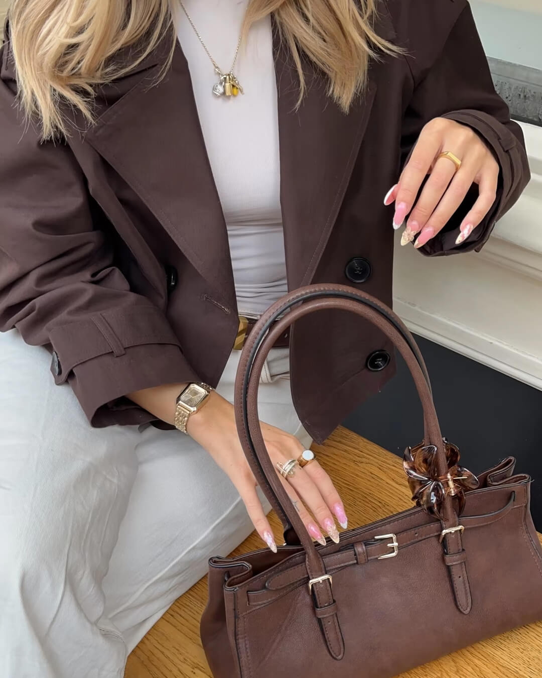 ZEYA - Ella Cropped Trench Coat