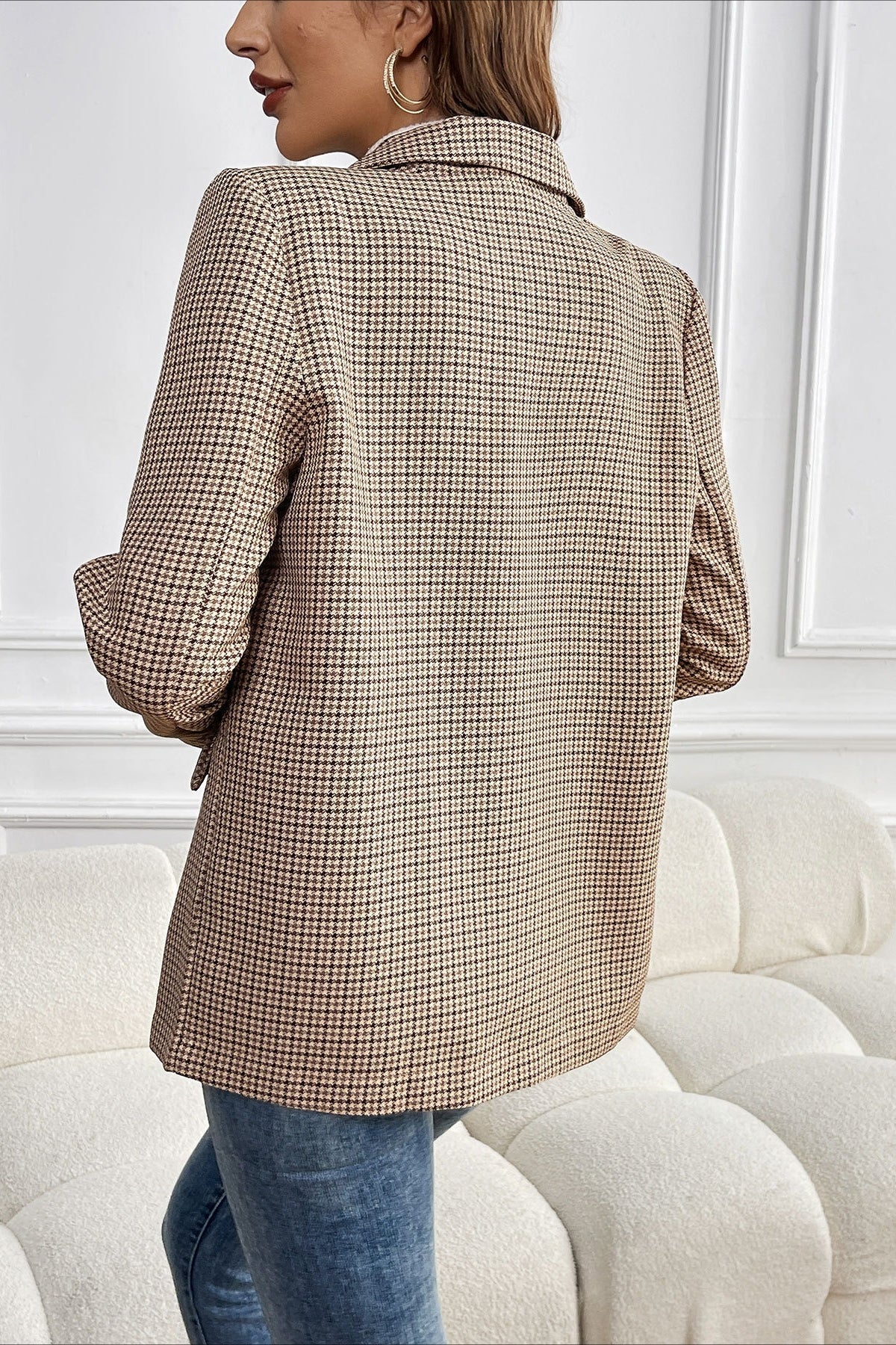 ZEYA - Esther Houndstooth Blazer